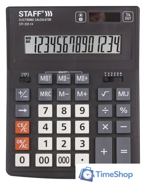 Бухгалтерский калькулятор Staff Plus STF-333-14 250416 - Изображение №1 — Интернет-магазин Time-Shop