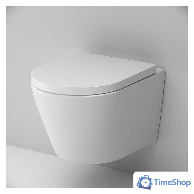 Унитаз подвесной AM.PM ErgoFit Sense FlashClean IS110101.741701 (с сиденьем) - Изображение №6 — Интернет-магазин Time-Shop