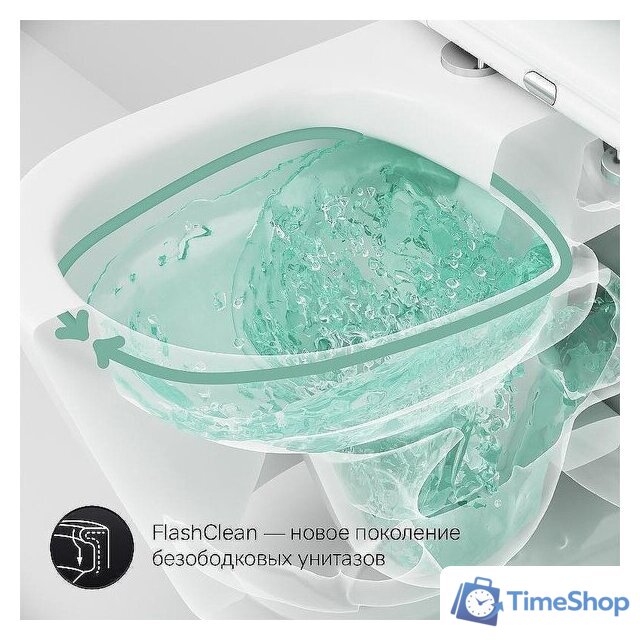 Унитаз подвесной AM.PM ErgoFit Sense FlashClean IS110101.741701 (с сиденьем) - Изображение №11 — Интернет-магазин Time-Shop