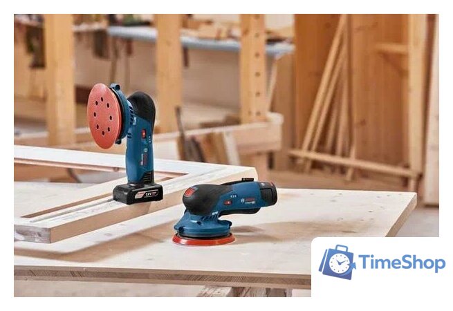 Эксцентриковая шлифмашина Bosch GEX 12V-125 Professional 0601372101 (без АКБ) - Изображение №5 — Интернет-магазин Time-Shop