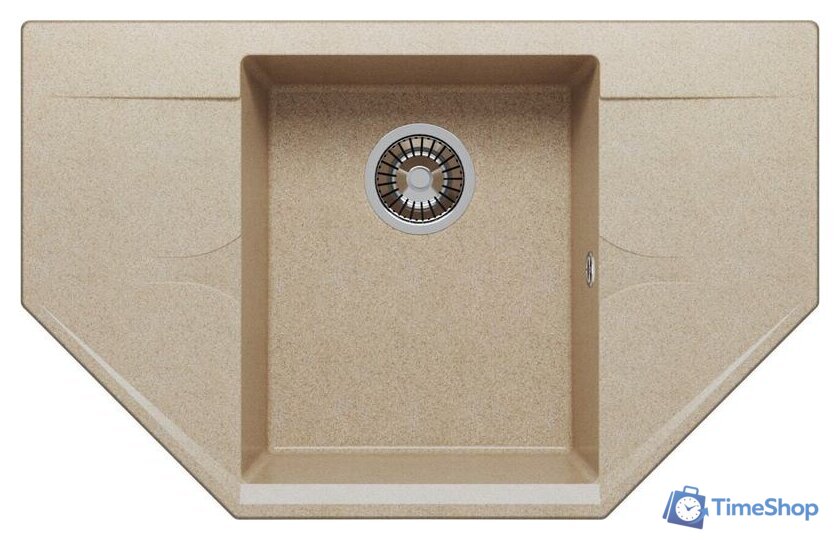 Кухонная мойка Polygran Riff-800 (песочный 302) - Изображение №1 — Интернет-магазин Time-Shop