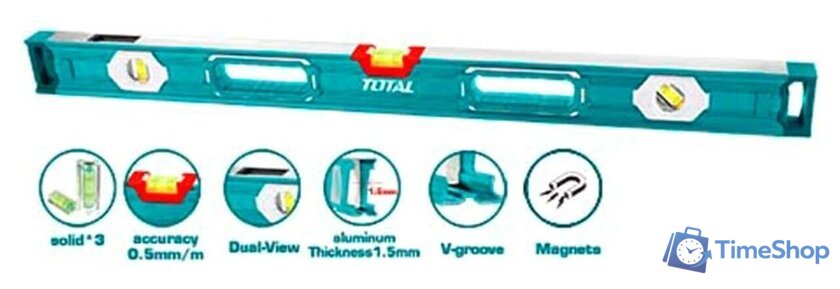 Уровень строительный Total TMT215056 - Изображение №1 — Интернет-магазин Time-Shop
