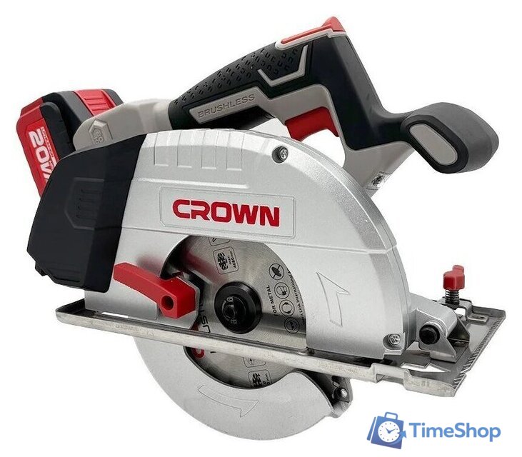 Дисковая (циркулярная) пила Crown CT25040-150HX-4 BMC (с 2-мя АКБ, кейс) - Изображение №1 — Интернет-магазин Time-Shop
