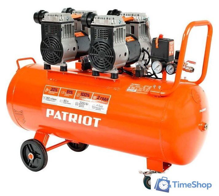 Компрессор Patriot WO 80-360 - Изображение №1 — Интернет-магазин Time-Shop
