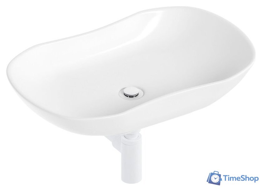 Умывальник Lauter 21570 + клапан 21190W + сифон 21635W (белый матовый) - Изображение №14 — Интернет-магазин Time-Shop