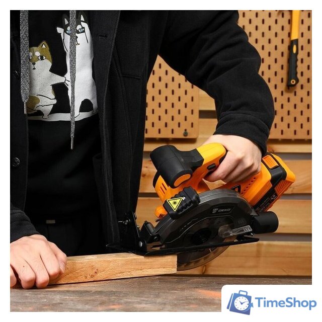 Дисковая (циркулярная) пила Deko DKCS20DA 085-1155 (с 1-им АКБ) - Изображение №8 — Интернет-магазин Time-Shop