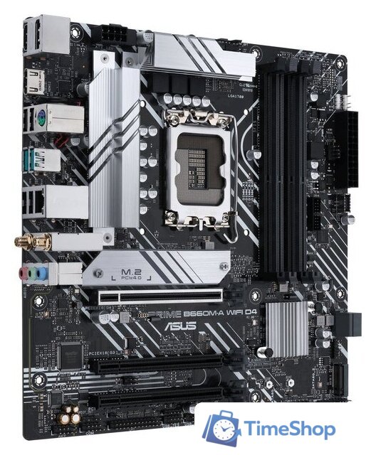 Материнская плата ASUS Prime B660M-A WIFI D4 - Изображение №2 — Интернет-магазин Time-Shop