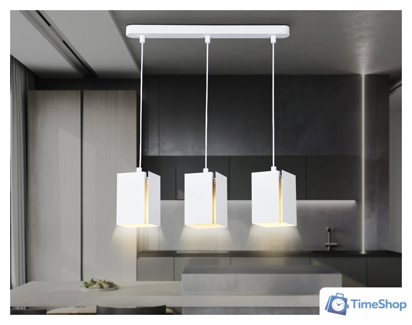 Подвесная люстра Ambrella light Techno Spot TN5138/3 WH (белый) - Изображение №6 — Интернет-магазин Time-Shop