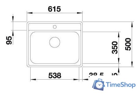 Кухонная мойка Blanco Lemis 6-IF 525109 (нержавеющая сталь) - Изображение №2 — Интернет-магазин Time-Shop