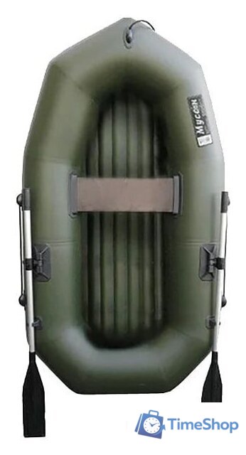 Гребная лодка Муссон R 220 НД (зеленый) - Изображение №1 — Интернет-магазин Time-Shop