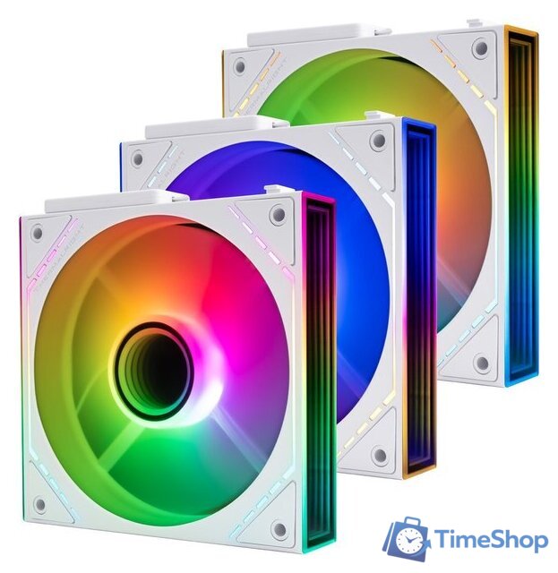 Комплект вентиляторов для корпуса Thermalright TL-M12QRW-S X3 (белый) - Изображение №2 — Интернет-магазин Time-Shop