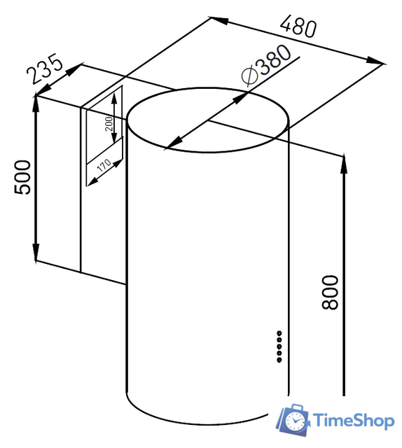 Кухонная вытяжка MAUNFELD Lee Side (C) 39 (белый) - Изображение №13 — Интернет-магазин Time-Shop