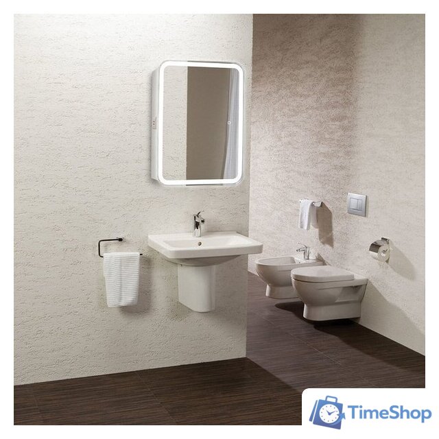  Silver Mirrors Шкаф с зеркалом Фиджи flip 50x75 LED-00002471 - Изображение №2 — Интернет-магазин Time-Shop