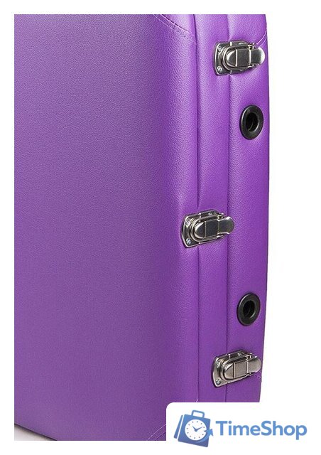 Массажный стол Atlas Sport 70 см складной 3-с деревянный (фиолетовый) - Изображение №5 — Интернет-магазин Time-Shop