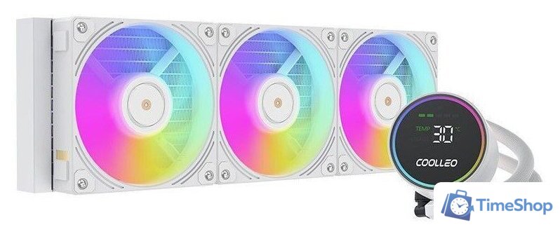 Система жидкостного охлаждения для процессора Coolleo DIG-360-WH - Изображение №1 — Интернет-магазин Time-Shop