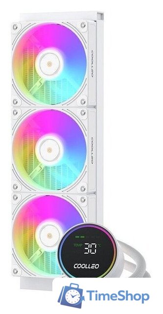 Система жидкостного охлаждения для процессора Coolleo DIG-360-WH - Изображение №3 — Интернет-магазин Time-Shop