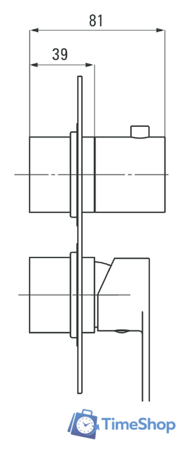Смеситель Deante Alpinia BXY 0GAM - Изображение №3 — Интернет-магазин Time-Shop