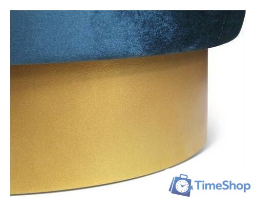 Пуфик Sheffilton SHT-B8 (морская глубина/золото) - Изображение №3 — Интернет-магазин Time-Shop