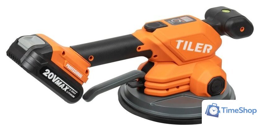 Стеклодомкрат (присоска для стекла и плитки) Tiler Vibro 4986 (с 2-мя АКБ, кейс) - Изображение №7 — Интернет-магазин Time-Shop