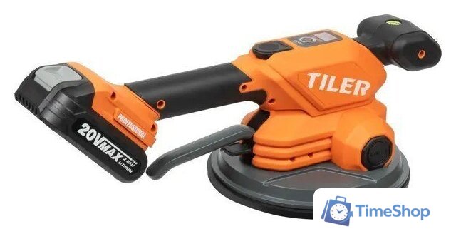 Стеклодомкрат (присоска для стекла и плитки) Tiler Vibro 4986 (с 2-мя АКБ, кейс) - Изображение №3 — Интернет-магазин Time-Shop