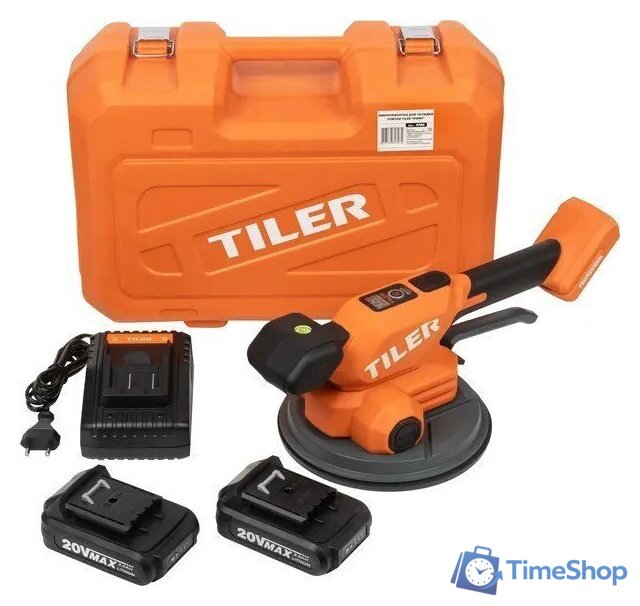 Стеклодомкрат (присоска для стекла и плитки) Tiler Vibro 4986 (с 2-мя АКБ, кейс) - Изображение №6 — Интернет-магазин Time-Shop