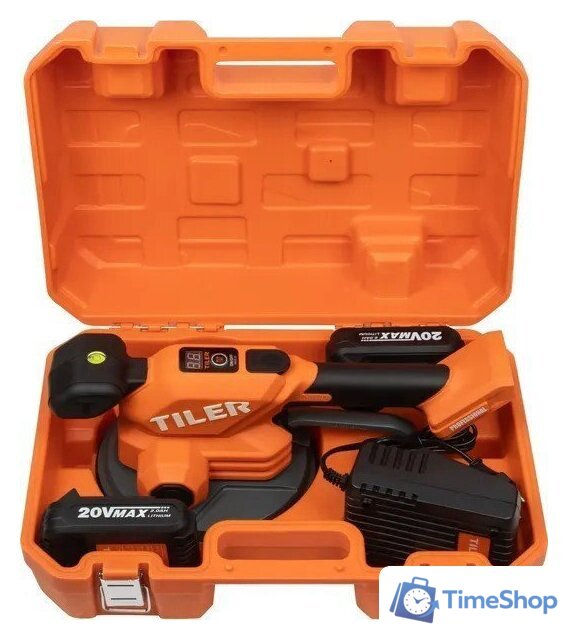 Стеклодомкрат (присоска для стекла и плитки) Tiler Vibro 4986 (с 2-мя АКБ, кейс) - Изображение №5 — Интернет-магазин Time-Shop