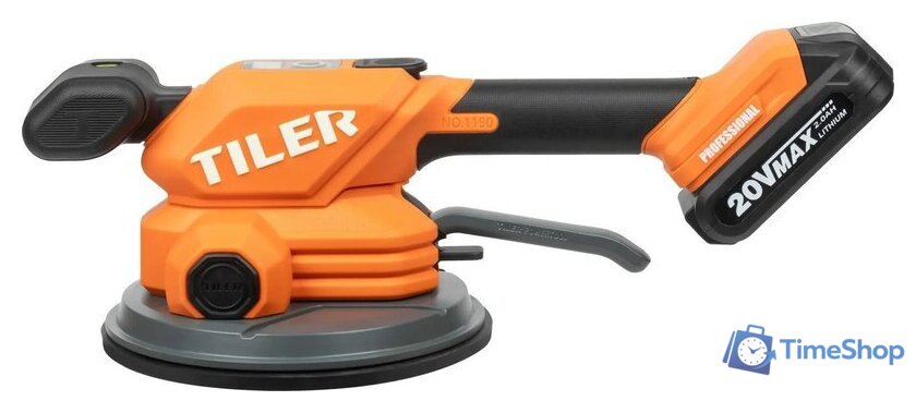 Стеклодомкрат (присоска для стекла и плитки) Tiler Vibro 4986 (с 2-мя АКБ, кейс) - Изображение №2 — Интернет-магазин Time-Shop