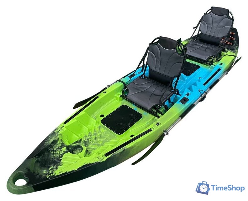 Байдарка BarrakuDA SOT390 (черный/зеленый/синий) - Изображение №1 — Интернет-магазин Time-Shop