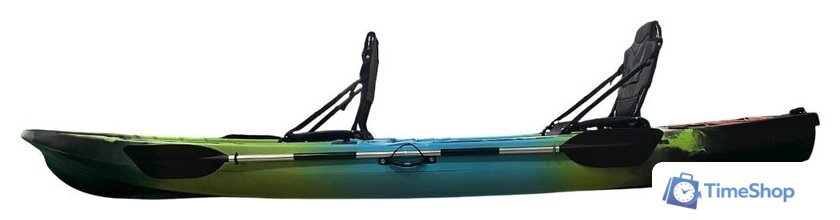 Байдарка BarrakuDA SOT390 (черный/зеленый/синий) - Изображение №3 — Интернет-магазин Time-Shop