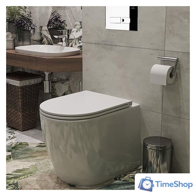 Унитаз подвесной Roxen Antares One Rimless 6 в 1 StounFix Dual Fresh 583589 (кнопка: хром) - Изображение №10 — Интернет-магазин Time-Shop