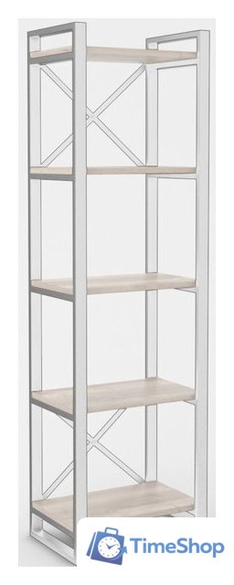 Стеллаж Hype Mebel Стандарт 50x200 (белый/древесина белая) - Изображение №1 — Интернет-магазин Time-Shop