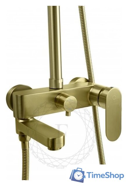 Душевая система  Filarete Retta FL2030 (матовое золото) - Изображение №2 — Интернет-магазин Time-Shop