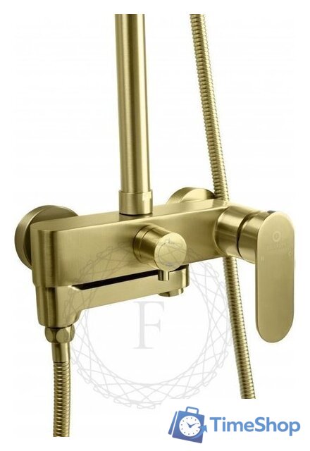 Душевая система  Filarete Retta FL2030 (матовое золото) - Изображение №3 — Интернет-магазин Time-Shop