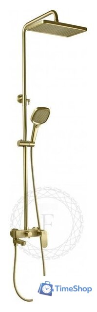 Душевая система  Filarete Retta FL2030 (матовое золото) - Изображение №1 — Интернет-магазин Time-Shop