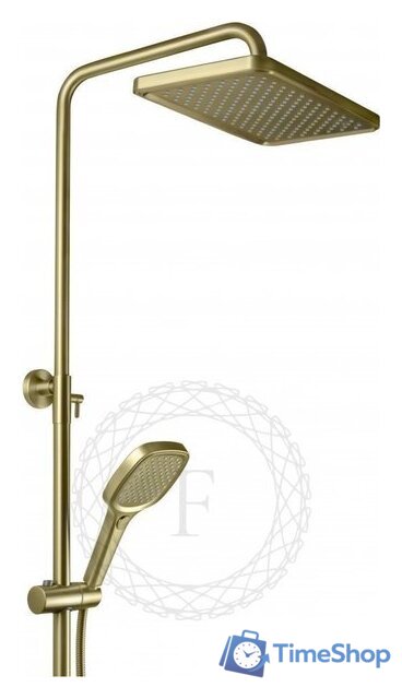 Душевая система  Filarete Retta FL2030 (матовое золото) - Изображение №5 — Интернет-магазин Time-Shop