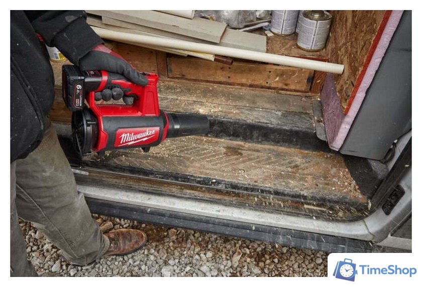 Ручная воздуходувка Milwaukee M12 BBL-0 4933472214 (без АКБ) - Изображение №6 — Интернет-магазин Time-Shop