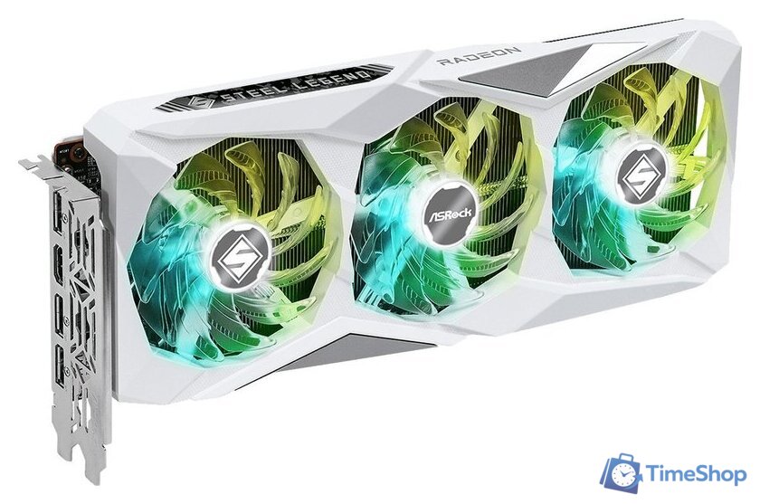 Видеокарта ASRock Radeon RX 7600 Steel Legend 8GB OC RX7600 SL 8GO - Изображение №1 — Интернет-магазин Time-Shop
