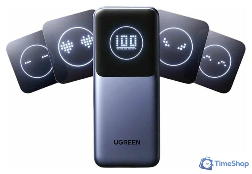 Внешний аккумулятор Ugreen PB723 20000mAh (серый) - Изображение №4 — Интернет-магазин Time-Shop