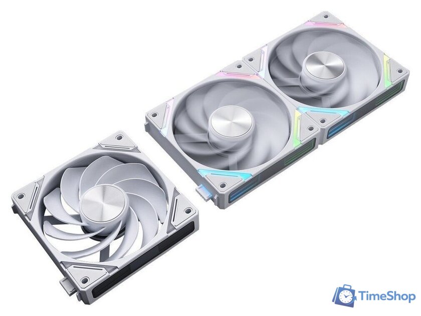 Комплект вентиляторов для корпуса 1stPlayer XF7 Reverse ARGB (3 шт, белый) - Изображение №2 — Интернет-магазин Time-Shop