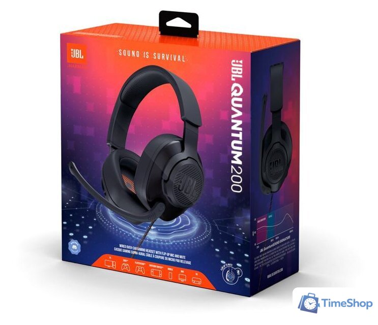 Наушники JBL Quantum 200 - Изображение №11 — Интернет-магазин Time-Shop