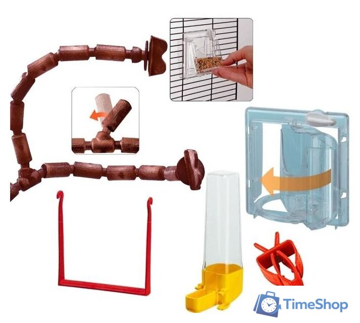 Клетка Ferplast Giulietta 5 52067117 - Изображение №4 — Интернет-магазин Time-Shop