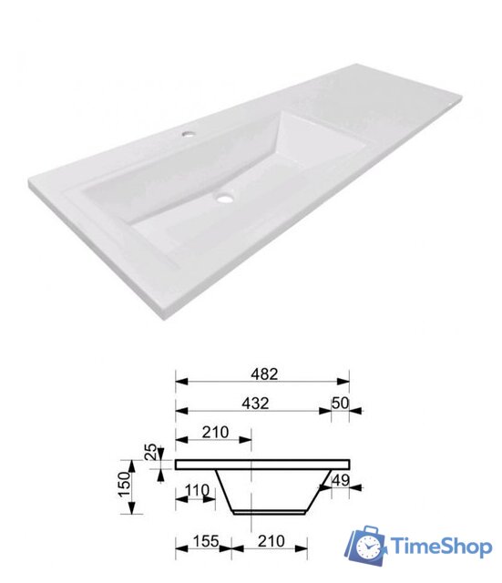  Эстет Тумба с умывальником Dallas Luxe L ФР-00009685 - Изображение №23 — Интернет-магазин Time-Shop
