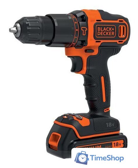 Ударная дрель-шуруповерт Black & Decker BDCHD18 (с 1-им АКБ) - Изображение №1 — Интернет-магазин Time-Shop