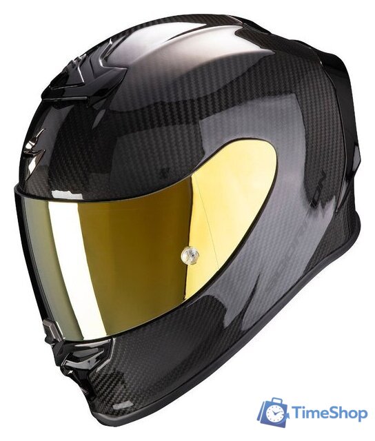 Мотошлем Scorpion Exo Exo-R1 Evo Carbon Air Solid (р. L, карбон) - Изображение №1 — Интернет-магазин Time-Shop