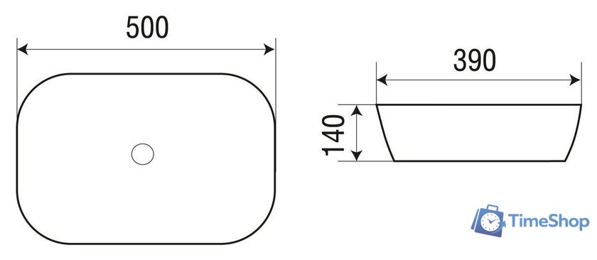 Умывальник WeltWasser Elbach M2195 WG - Изображение №4 — Интернет-магазин Time-Shop