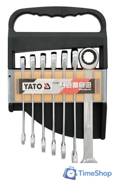 Набор ключей Yato YT-0208 7 предметов - Изображение №1 — Интернет-магазин Time-Shop