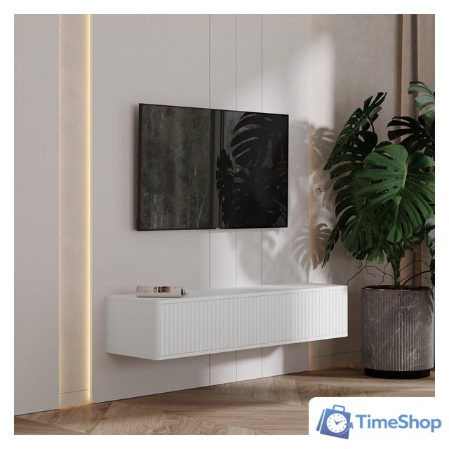 Тумба Shtabe Royal 5030 эко (белый/белый) - Изображение №2 — Интернет-магазин Time-Shop