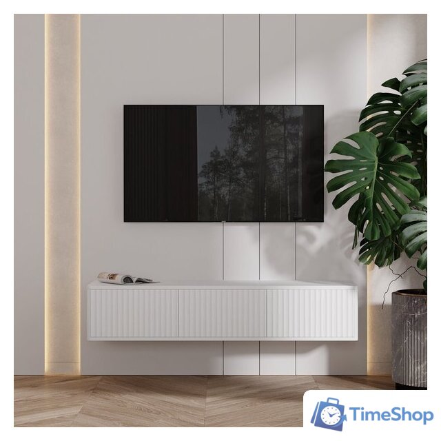 Тумба Shtabe Royal 5030 эко (белый/белый) - Изображение №3 — Интернет-магазин Time-Shop