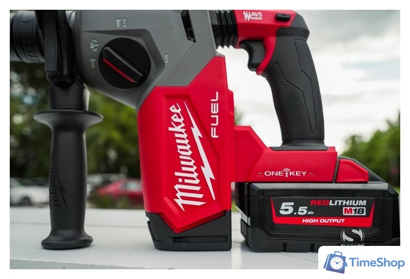 Перфоратор Milwaukee M18 FUEL M18ONEFHX-552X 4933478504 (с 2-мя АКБ, кейс) - Изображение №26 — Интернет-магазин Time-Shop