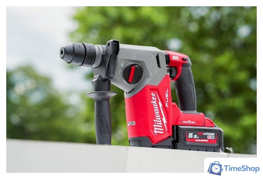 Перфоратор Milwaukee M18 FUEL M18ONEFHX-552X 4933478504 (с 2-мя АКБ, кейс) - Изображение №23 — Интернет-магазин Time-Shop